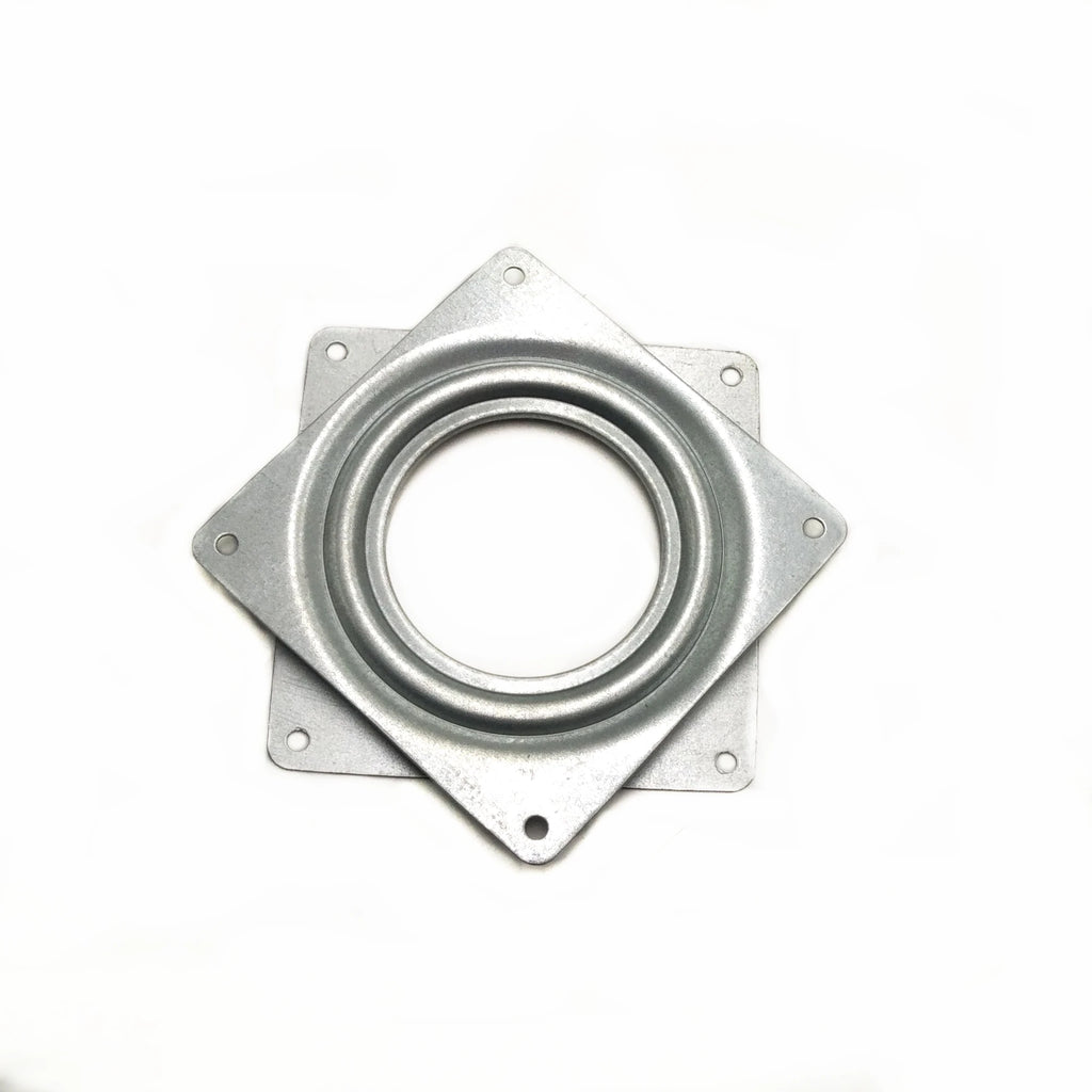 2/3/4/6 Inch Galvanized Square Swivel Plate 360 Degree Full Ball Bearing Lazy Susan Plate Storage Rack for Efficient Storage