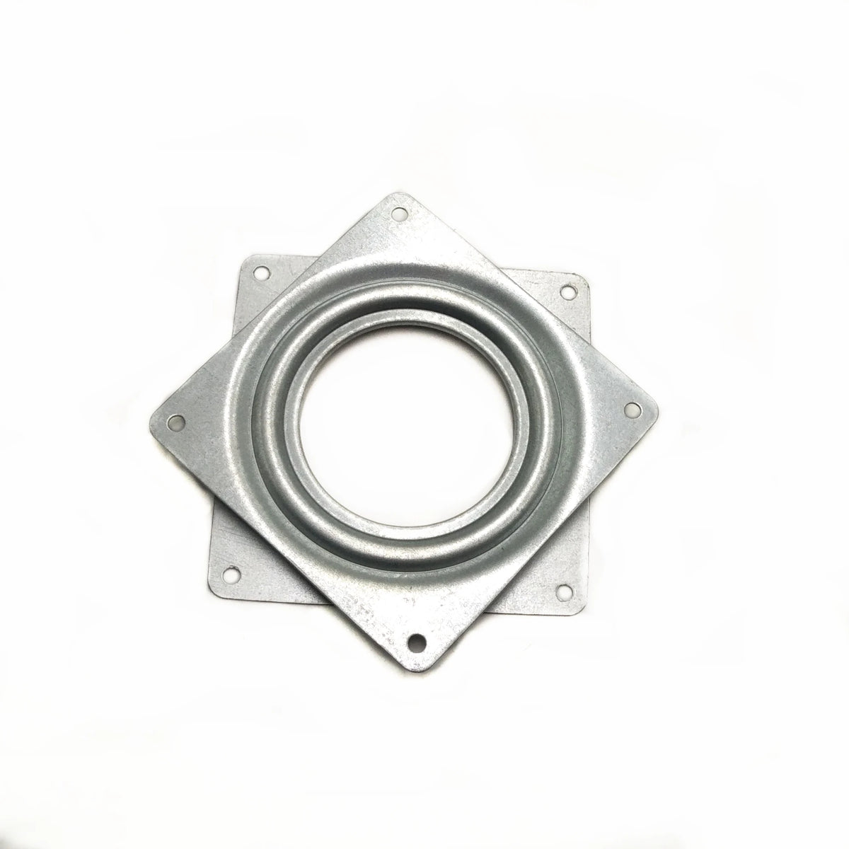2/3/4/6 Inch Galvanized Square Swivel Plate 360 Degree Full Ball Bearing Lazy Susan Plate Storage Rack for Efficient Storage