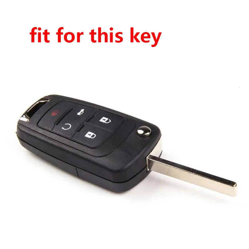 5 Buttons Silicone Cover Holder Key Jacket for Chevrolet Camaro Cruze Volt Equinox Spark Malibu Sonic Flip Remote Key Case Shell