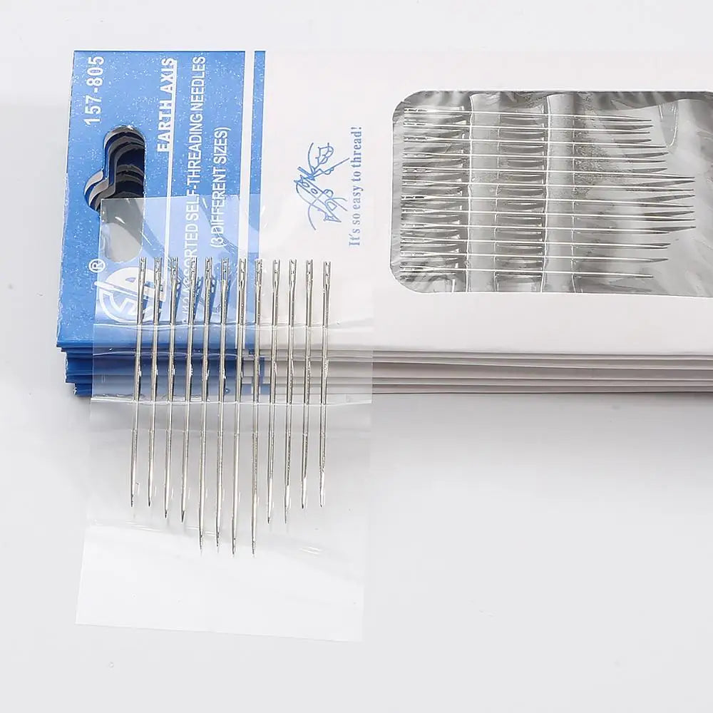 12Pcs/Set Sewing Needles Sewing Pins Set for Home DIY Crafts Household Different Sizes Suitable for Handmade