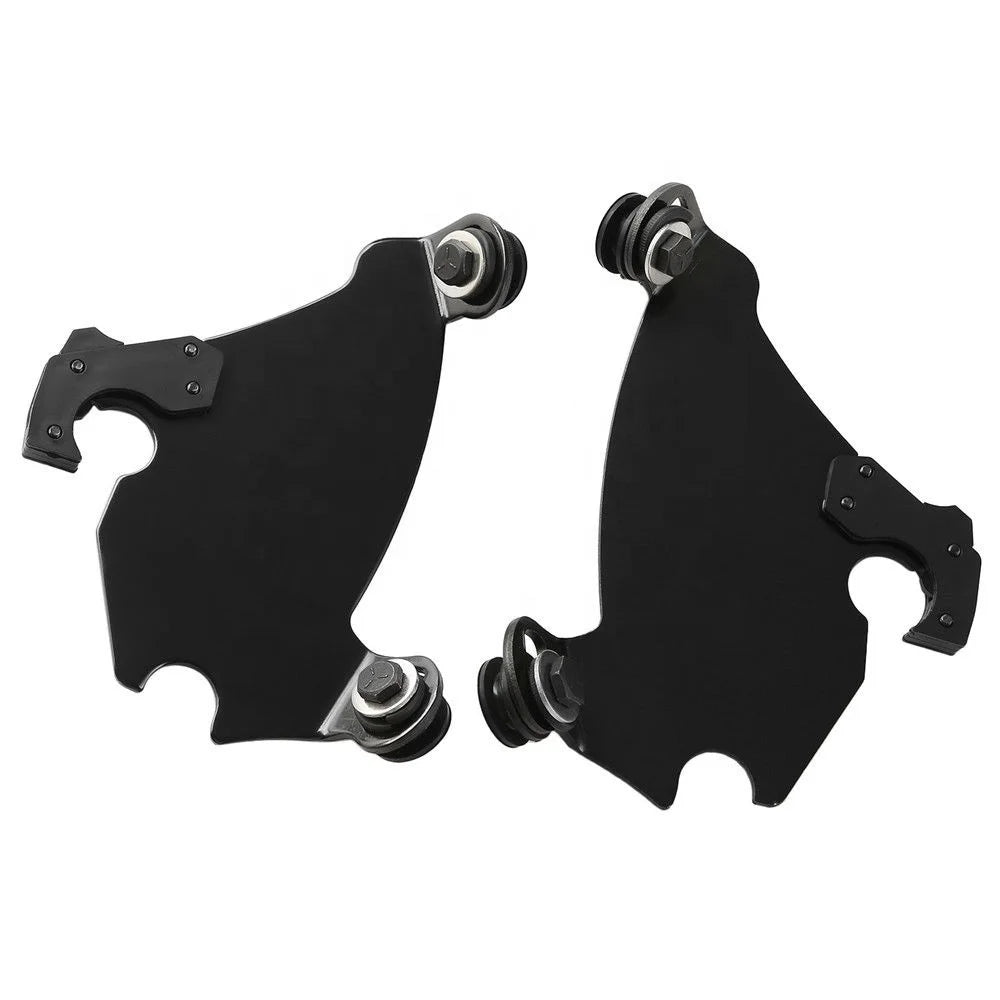 Black Windshield Cafe Racer Windscreen Fairing for Sportster XL 883 1200 FXDL 1986-2016