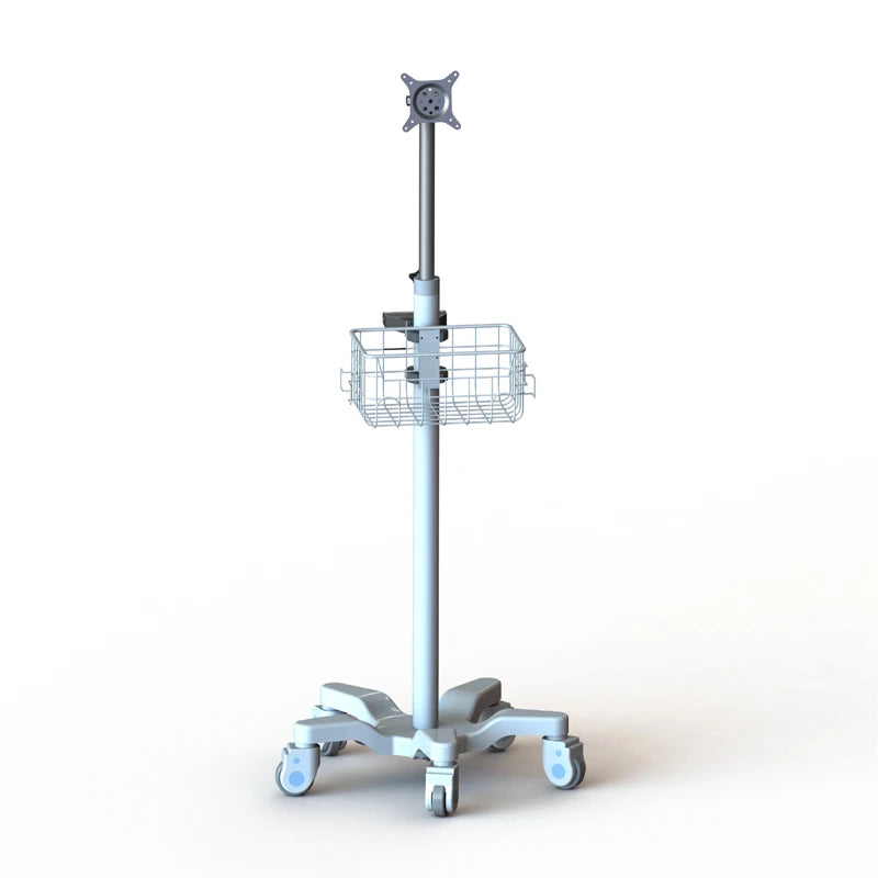 Ergonomic Design High-end Aluminum Hospital Monitor Stand/Dental Nursing Trolley/ Medical Tablet Cart