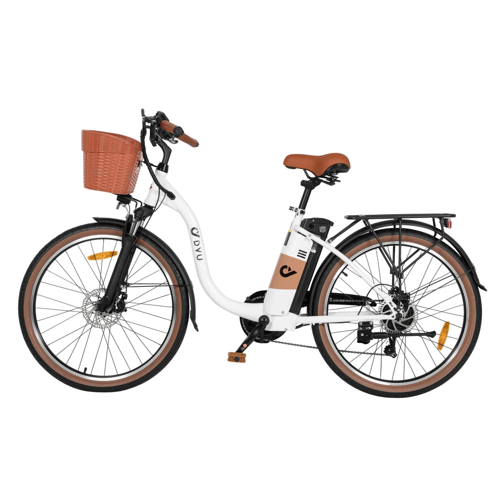 For C6 Pro 48V 7-Speed City Bike with Brushless Rear Hub Motor 50km Range Pedal-Assist Electric Bike