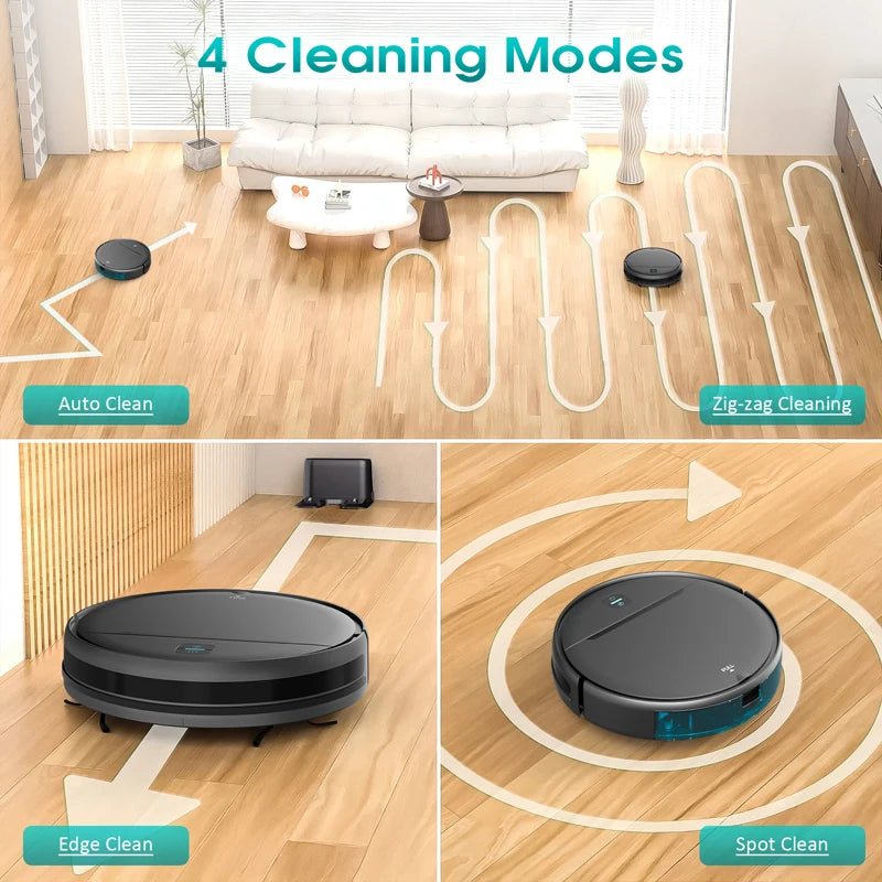 3 in 1 Sweeping Sucking Mopping Robotic Vacuum Cleaning Machine Rechargeable Wireless 3000pa Robot Vacuum Cleaner for Home