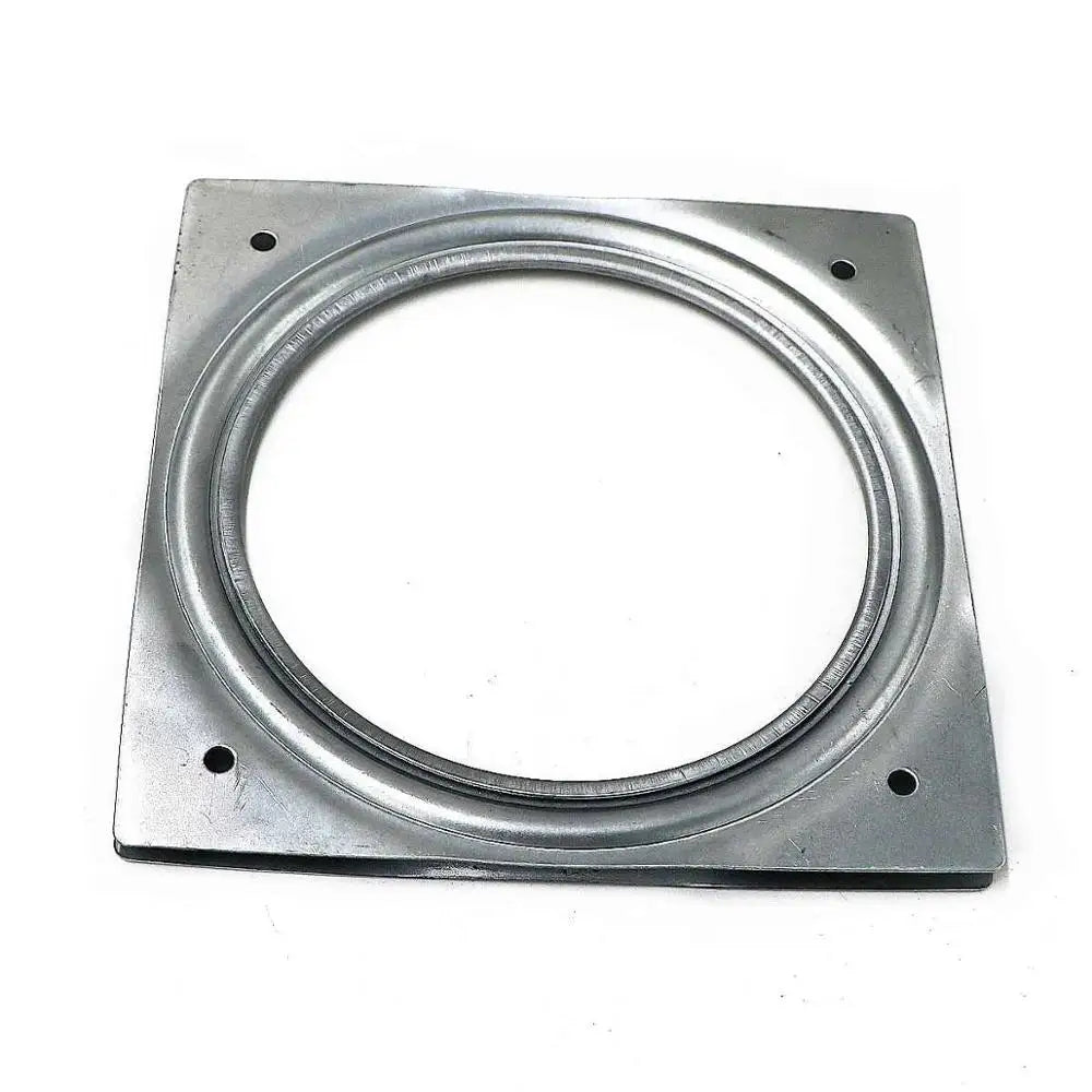 2/3/4/6 Inch Galvanized Square Swivel Plate 360 Degree Full Ball Bearing Lazy Susan Plate Storage Rack for Efficient Storage