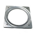2/3/4/6 Inch Galvanized Square Swivel Plate 360 Degree Full Ball Bearing Lazy Susan Plate Storage Rack for Efficient Storage