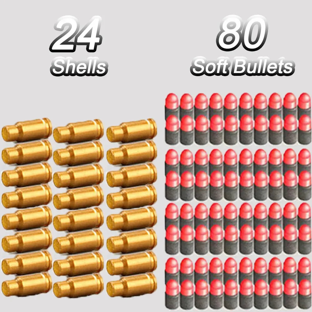 QE1 Ducational Toy Gun Shell Ejecting Toy Foam Soft Bullet Blaster For Kids Boys Adults Airsoft Pistol Children Birthday GiftM