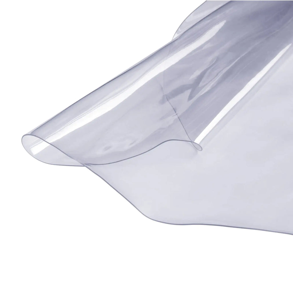 "Rectangle PVC Plastic Tablecloth 1.5mm Thick Waterproof Cover 18" X 36" for Desktop Protection"