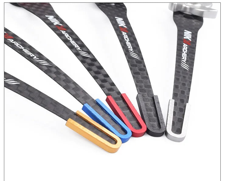 NIKA Archery Clicker Recurve Bow Carbon Clicker Adjustable Length for outdoor curved bow accessories