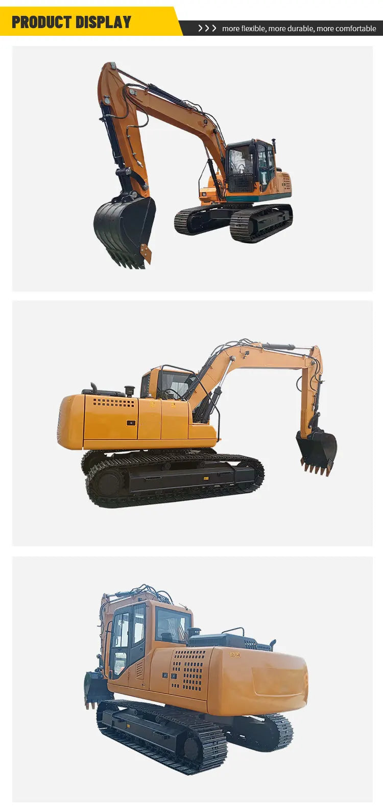 All-Terrain 13000kg 913 Excavator with Official EPA CE Approval for Diverse Engineering Tasks