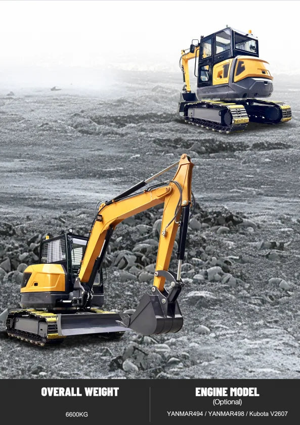 Reliable China 6ton Small Excavator - Hydraulic System for Long-Lasting Farm & Construction Operations