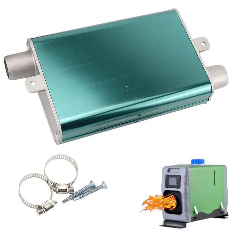 Car Parking Heater Generator Muffler 24mm Aluminum Alloy Exhaust Muffler Heater Exhaust Muffler Silencer Pipe