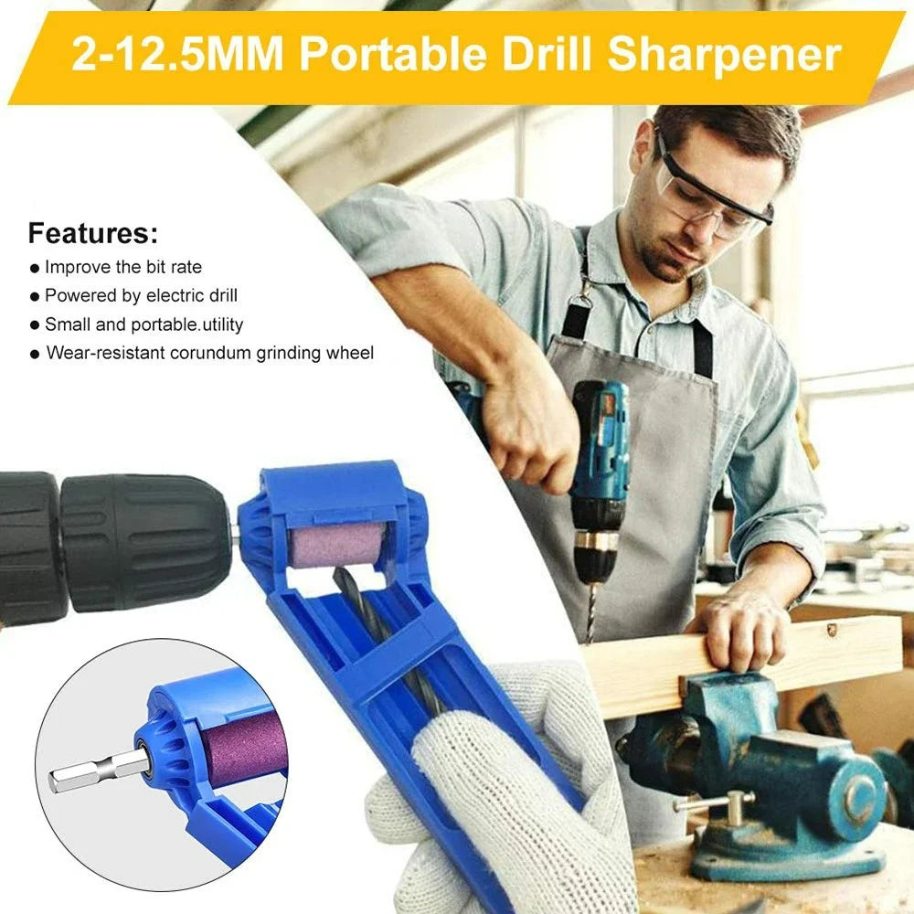 Portable Electric Drill Bit Grinder Universal Iron Straight Sharpener Drill Bit Sharpen Machine Twists Drill Dremel Accessories