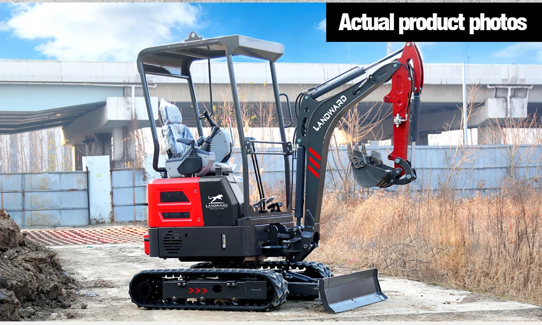 3.5 Ton Mini Excavator Hydraulic Pilot Controls Kubota Engine 2 Ton High-Efficiency Home Mini Digger 1.8T Farm Bagger Customized