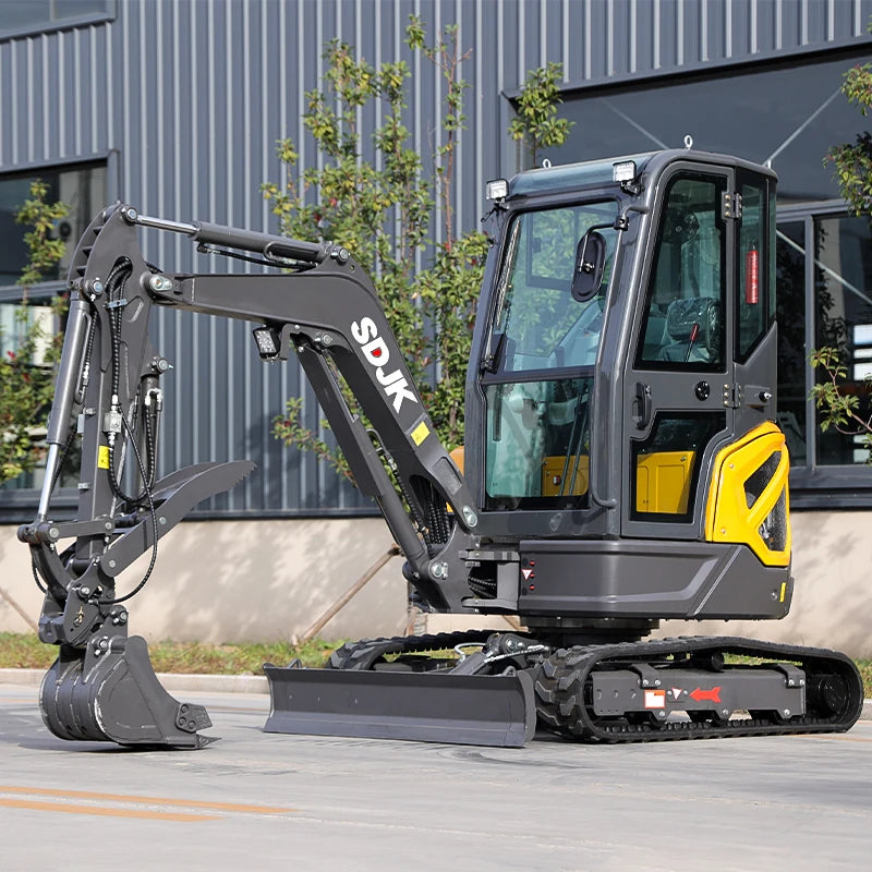Hot Selling 1 Ton 2 Ton Mini Excavator Multifunctional Track Enclosed 2.5 Ton Small Excavator Customized and Fast Delivery