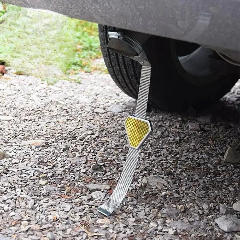 Car Static Eliminator Static strip With Small Triangular Reflective Metal Strip Car Anti-static Grounding Strip