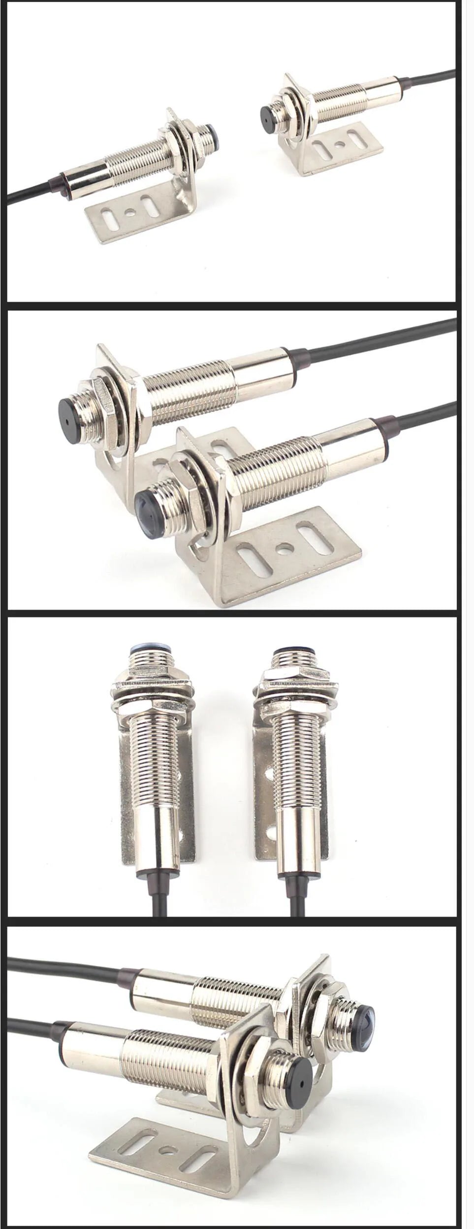 Laser Beam Photoelectric Inductive Switch Infrared Sensor 24v Three Wire Remotely Adjustable E3F-20C1/L