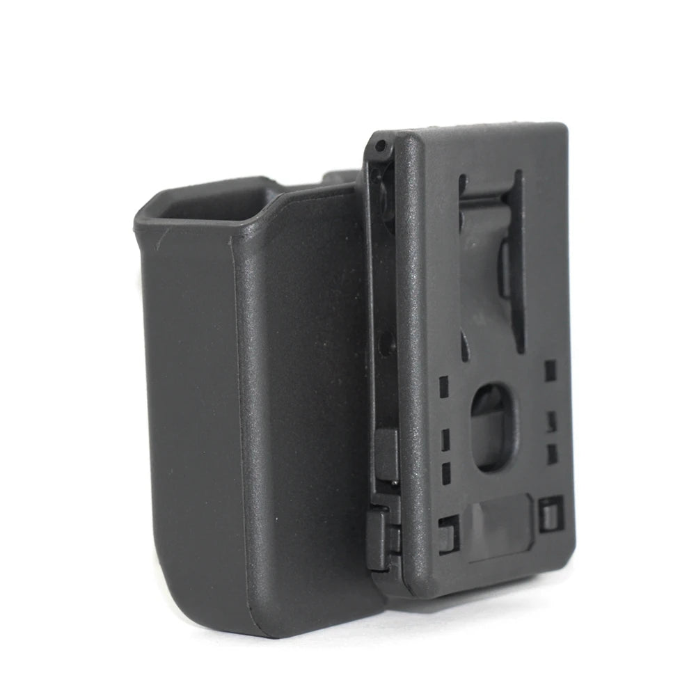 9mm Double Magazine Pouch Hunting 45acp Stack For Pistol Airsoft 1.5-2.5inch Tactical Belt Universal Adjustable Bag for Shooting