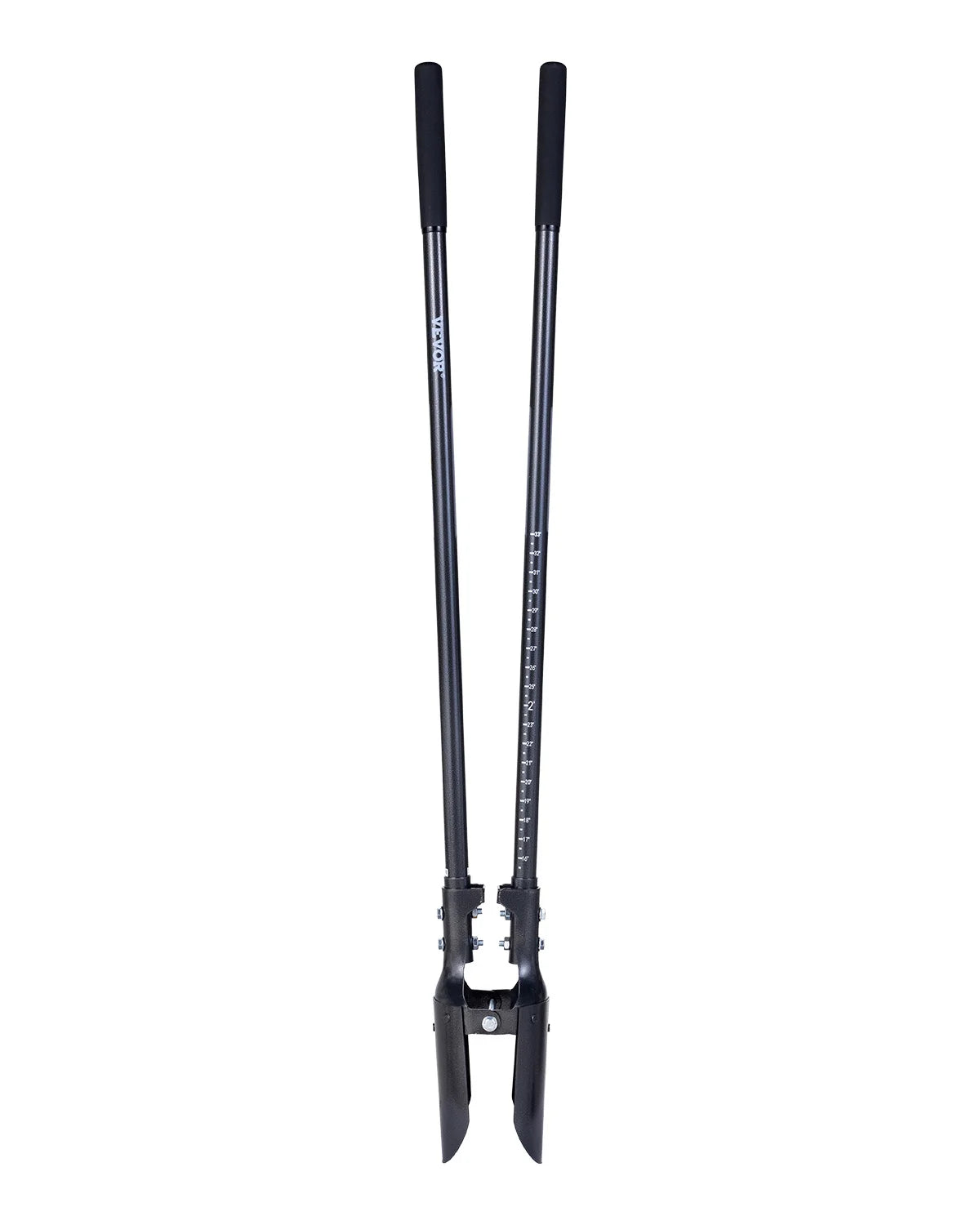 VEVOR Post Hole Digger Heavy Duty Post Hole Digger Manual Hole Digger with Scale Markings Post Hole Digger for Digging Gardening