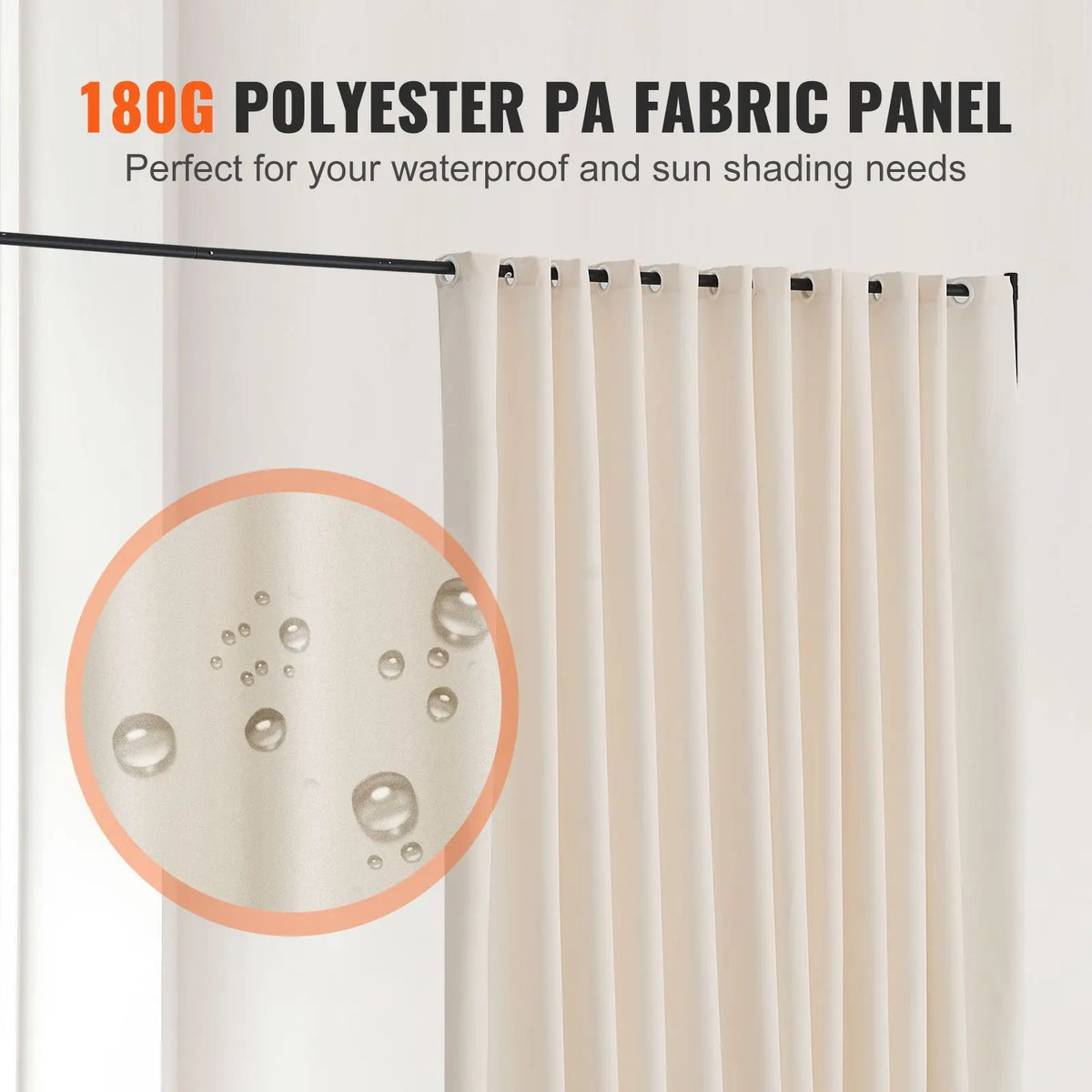 Portable Freestanding Room Divider with Wheels Privacy Screen Curtain Divider Stand for Office or Hospital Use