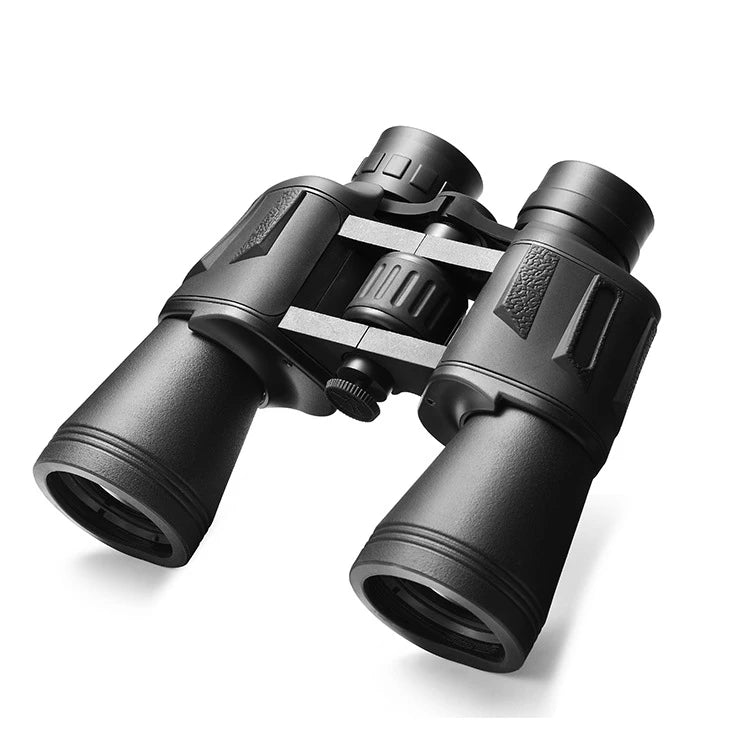 10x50 Professional Porro Binoculars HD BAK4 Prism High Power Wide Angle Telescope for Hunting Camping