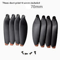 Universal Folding Propeller Blades Plastic 64mm/70mm Remote Control Drone Parts Black Quadcopter Spare Blade