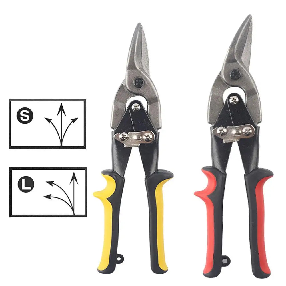Aviation Scissor Tin Snips Metal Sheet Cutting Snip Cutter Multifunctional Straight Scissor Industrial Professional Hand Tool