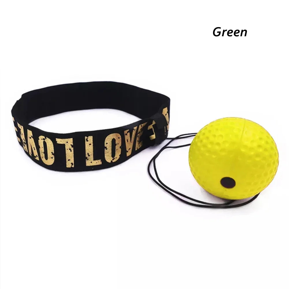 New Set Boxing Speed Ball Head-mounted PU Punch Ball MMA Sanda Training Hand Eye Reaction Home Sandbag Fitness Boxing Equipment