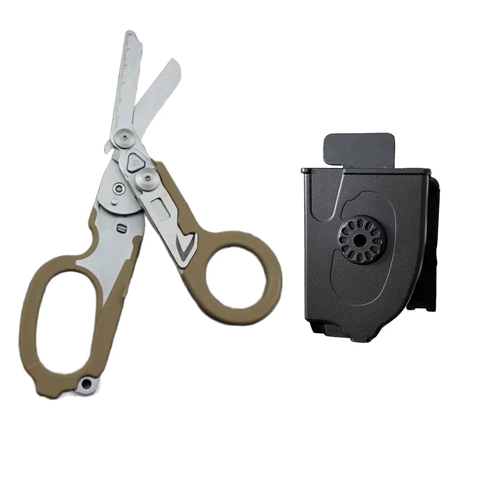 6 In1 Multifunction Medical Emergency Response Raptors Shears Foldable Scissors Pliers Tactical Outdoor Survival Tool Equipmen
