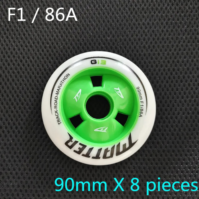 MATTER Gi3 inline speed skates tyre G13 speed skating wheels 86A 90mm 100mm 110mm Track Road Marathon Race ruedas F1 Speed Wheel