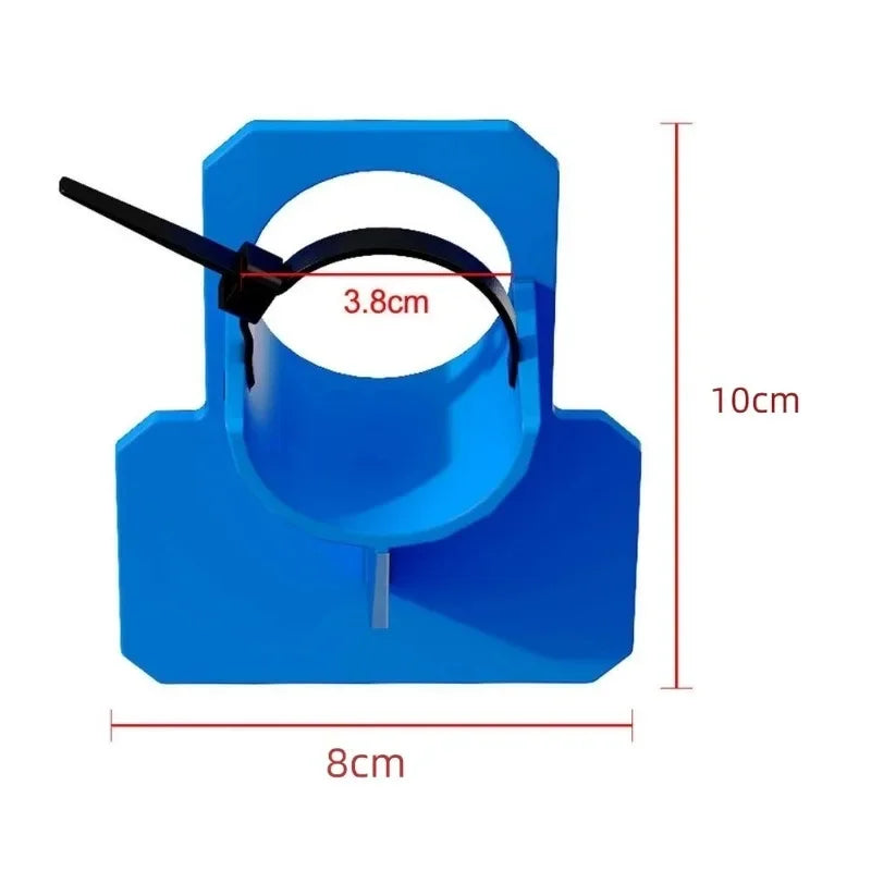 Swimming Pool Pipe Holder Mount Supports Pipes 30-38mm for Intex Bestway Ground Hose Outlet with Cable Tie Pool Accessories