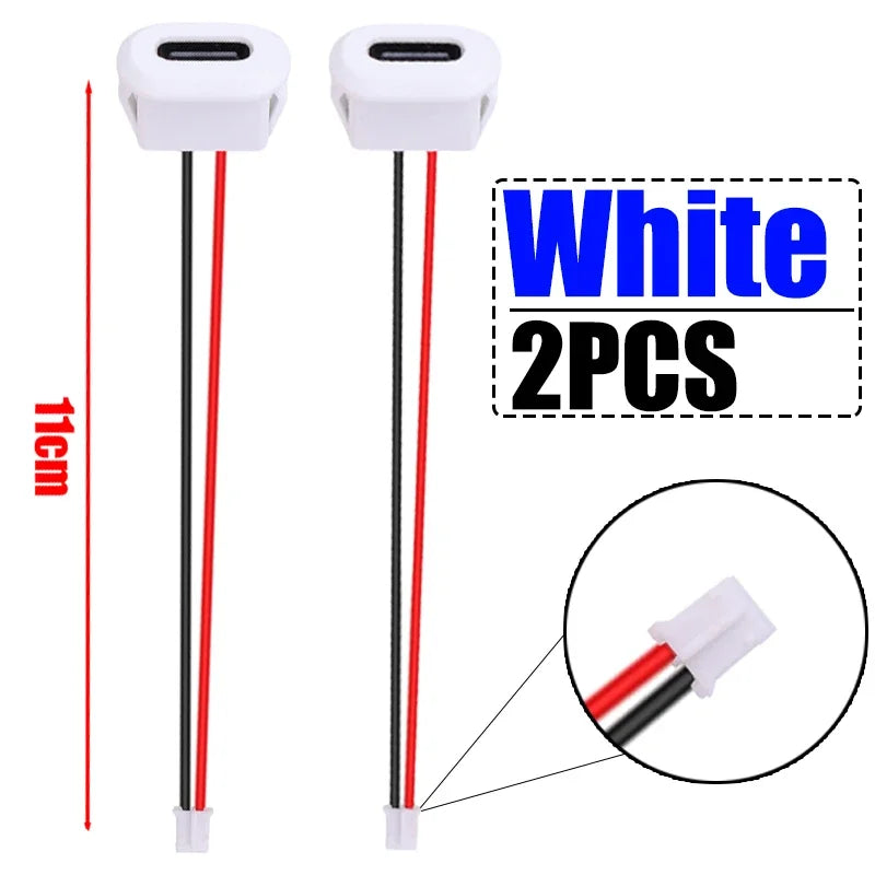 USB Type C Connector Jack Female Type-C with Card Buckle 3A High Current Fast Charging Jack Port USB-C Charger Plug Socket
