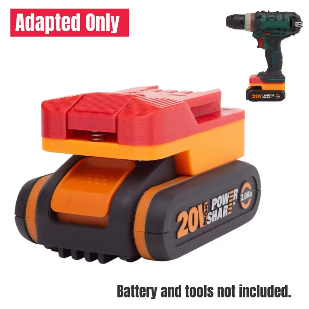 Battery Adapter for Worx 4pin 20V Lithium to For Parkside X20V Power Tools Convert (Not Include Tools and Battery)