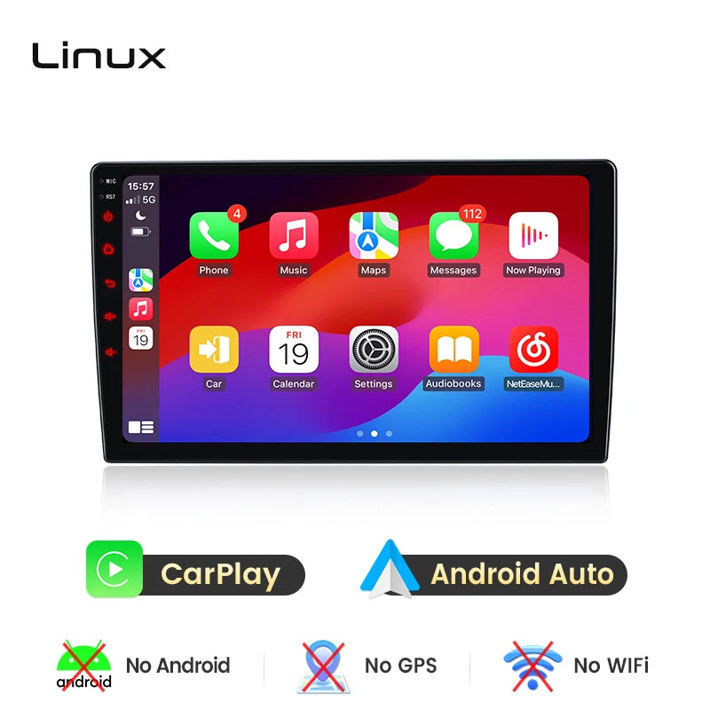 Junsun Wireless CarPlay Android Auto Car Radio For Skoda Fabia Mk2 (5J) 2007-2014 Built-in Cooling Fan Android GPS Navigation Multimedia Player WiFi DSP RDS BT SWC IPS Touch Screen Autoradio Video Player Head Unit Stereo