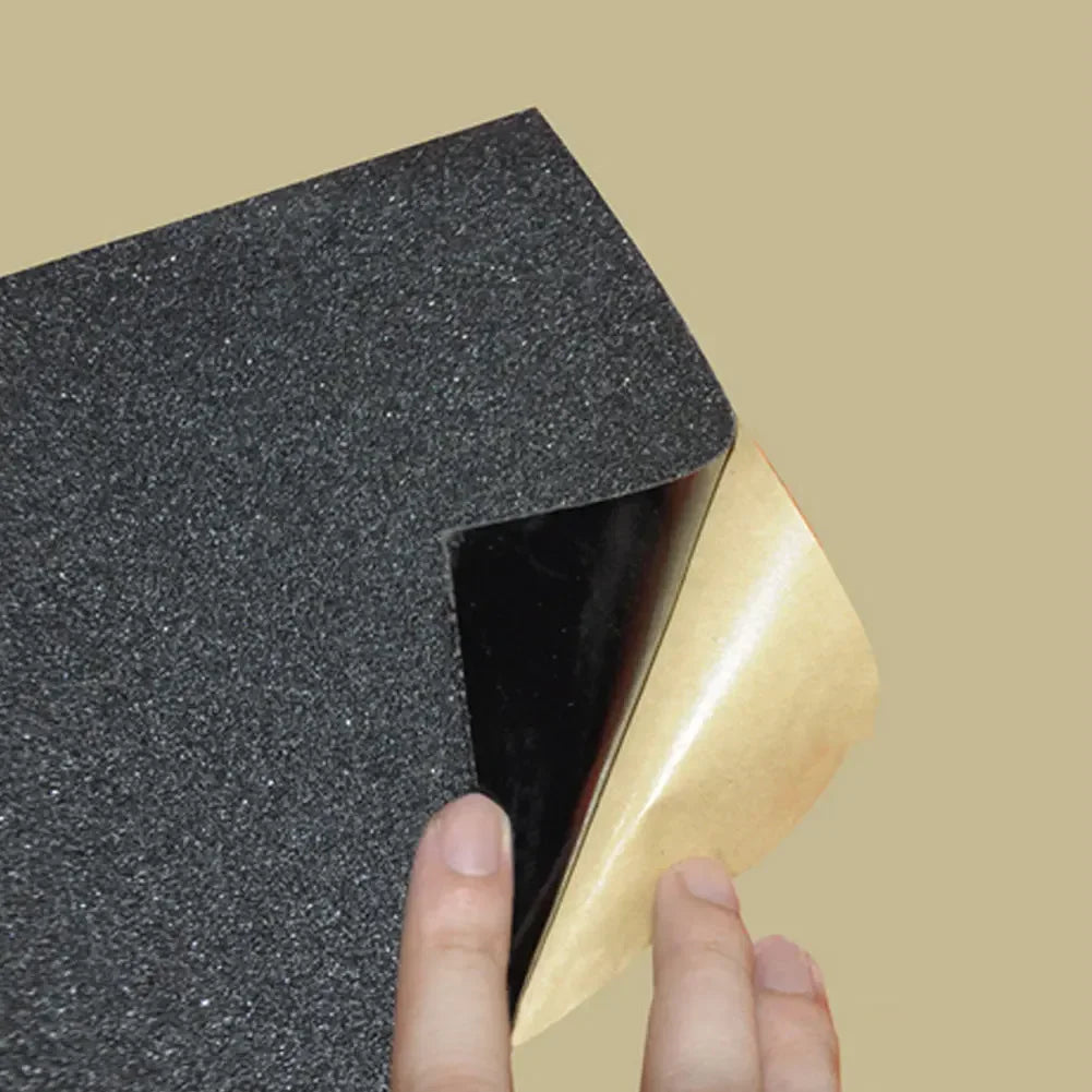 Universal 81*21cm Pro DIY Skate Board Anti-slip Sandpaper Wear resistance Sandpaper Decks Sticker PVC Waterpoof Anti-slip Tape