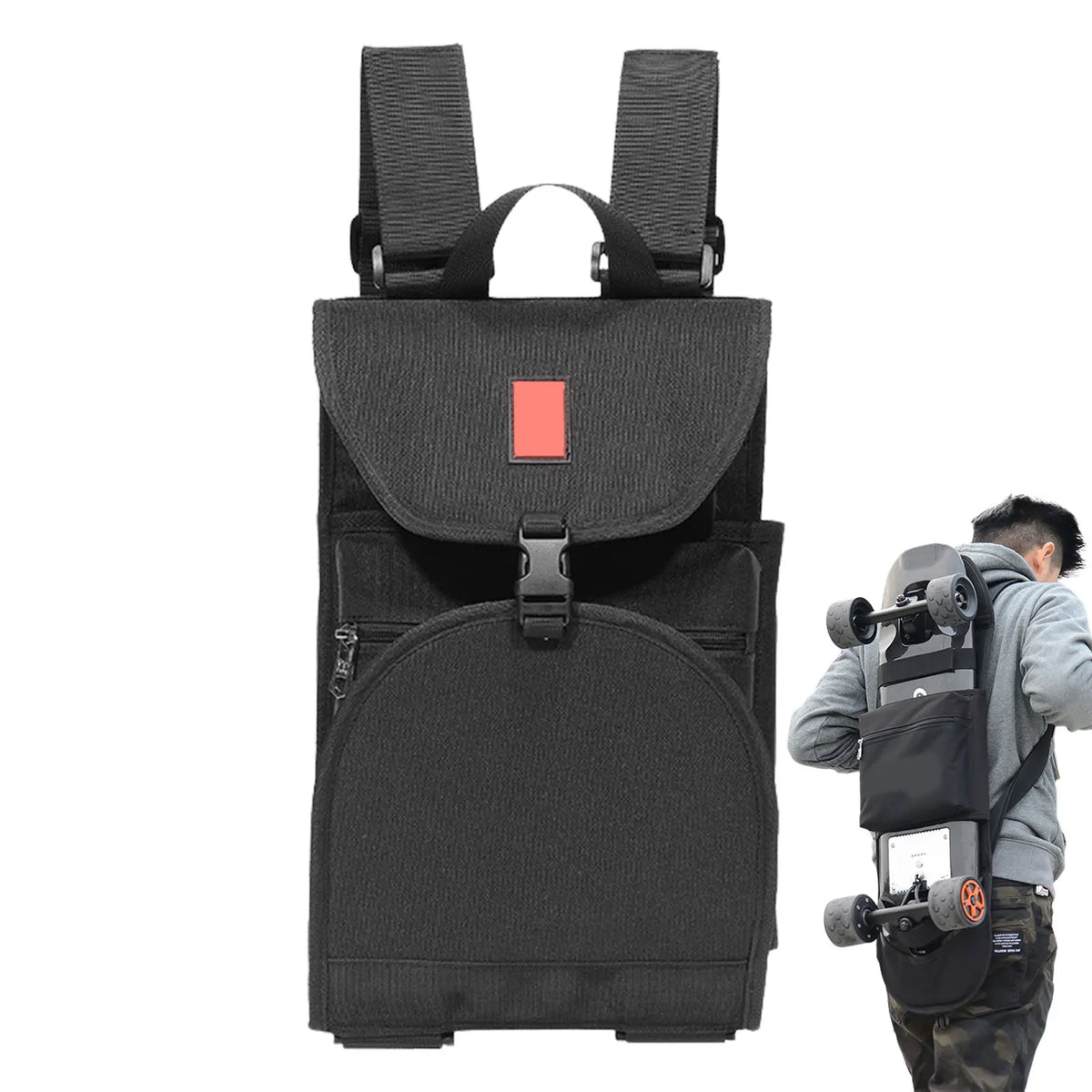 Skateboard Storage Bags Regular Skateboard Longboard Backpack Bag With Magic Sticker Design Foldable Skateboard Bags For Men