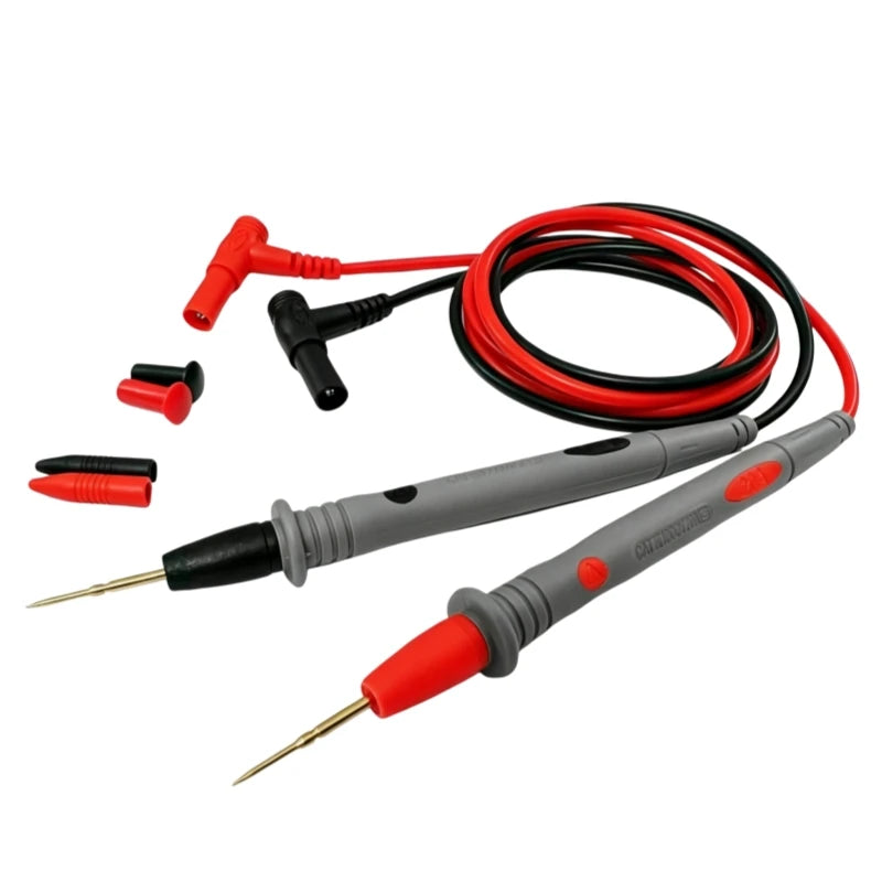 20A 1000V Universal Multimeter Test Leads, Ultra-sharp Tips PVC/Silicone Wire Probes for Electrical Testing