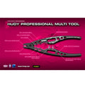#183011 Professional Multi Tool Metal Clamp Shock Absorber Pliers Ball Head Clip HUDY for RC 1/8 1/10 RC Car Crawler