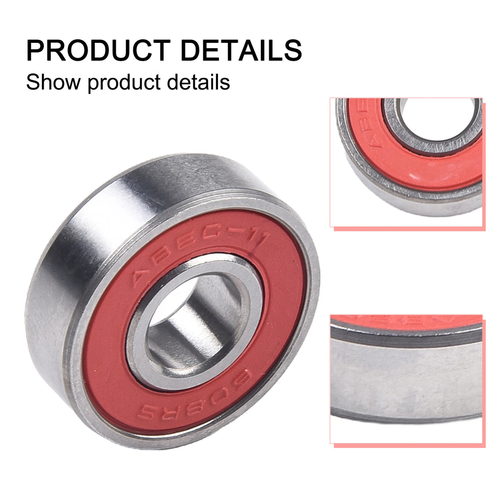 8Pc ABEC-11 608 Bearings For Skateboards Roller Skates Scooters Scooter Wheel Bearings 8x22x7mm High Speed Sliding Plate Bearing