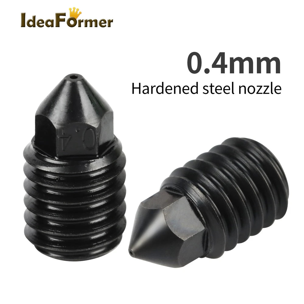 Upgrade Hotend Kit for Bambu Labs P1S/P1P &X1C 3D Printer Hot End Combo Plated Heat Block 3D Extrusion Hardened Steel Nozzle