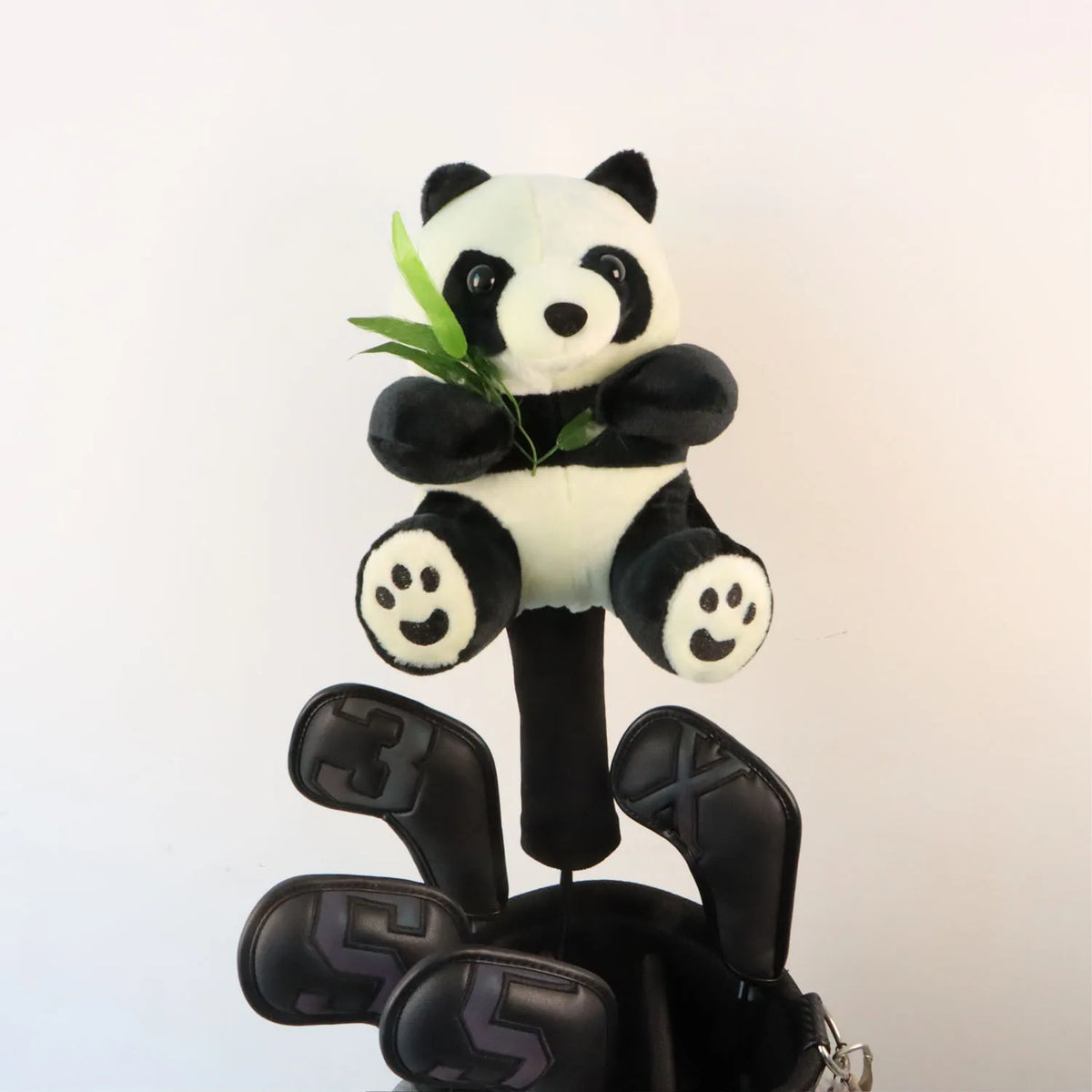 2025 Golf Headcover for Driver Fairway #3#5 460cc Wood Cover Panda Style CUTE GIFT Noverty for Golfer Lady Men