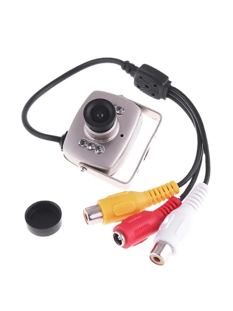 208C Mini Camera 3.6mm Wide Angle Lens 208B 800TVL Micro Cameras  PAL/NTSC Night Vision Monitoring Mini Infrared Camera 1pcs