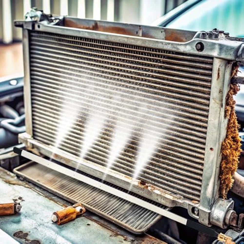 Portable Radiator Cleaning Tool 4500 PSI Radiator Flush Cleaner Tool 60CM Car Water Tank Cleaner Automotive Accessories