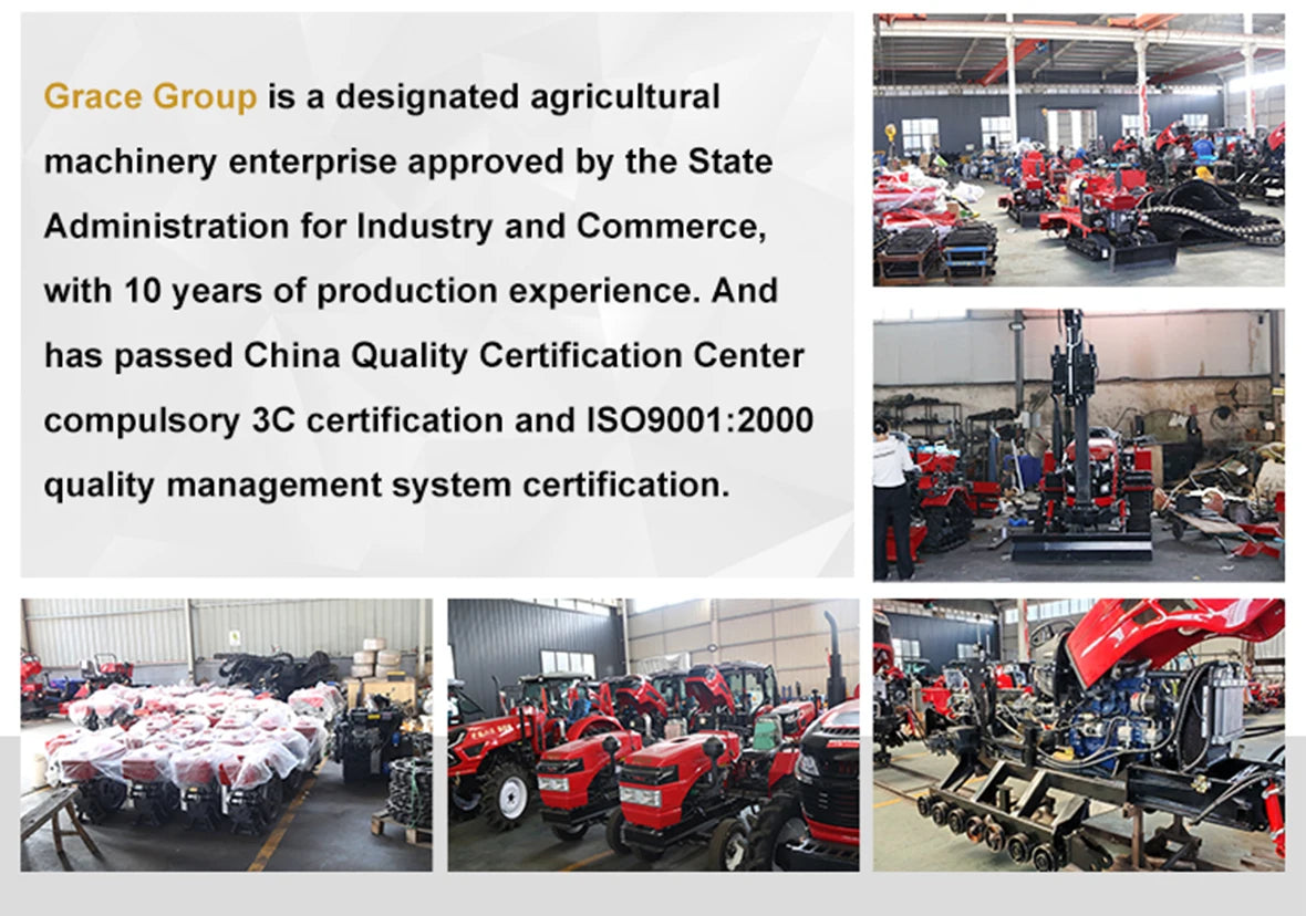 Chinese tiller cultivator 25HP 35HP 40HP cultivators mini tiller rotary crawler tractor for Deposit price