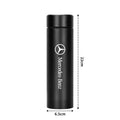 Smart Thermos Bottle–Temperature Display Leakproof Design 500ml Black