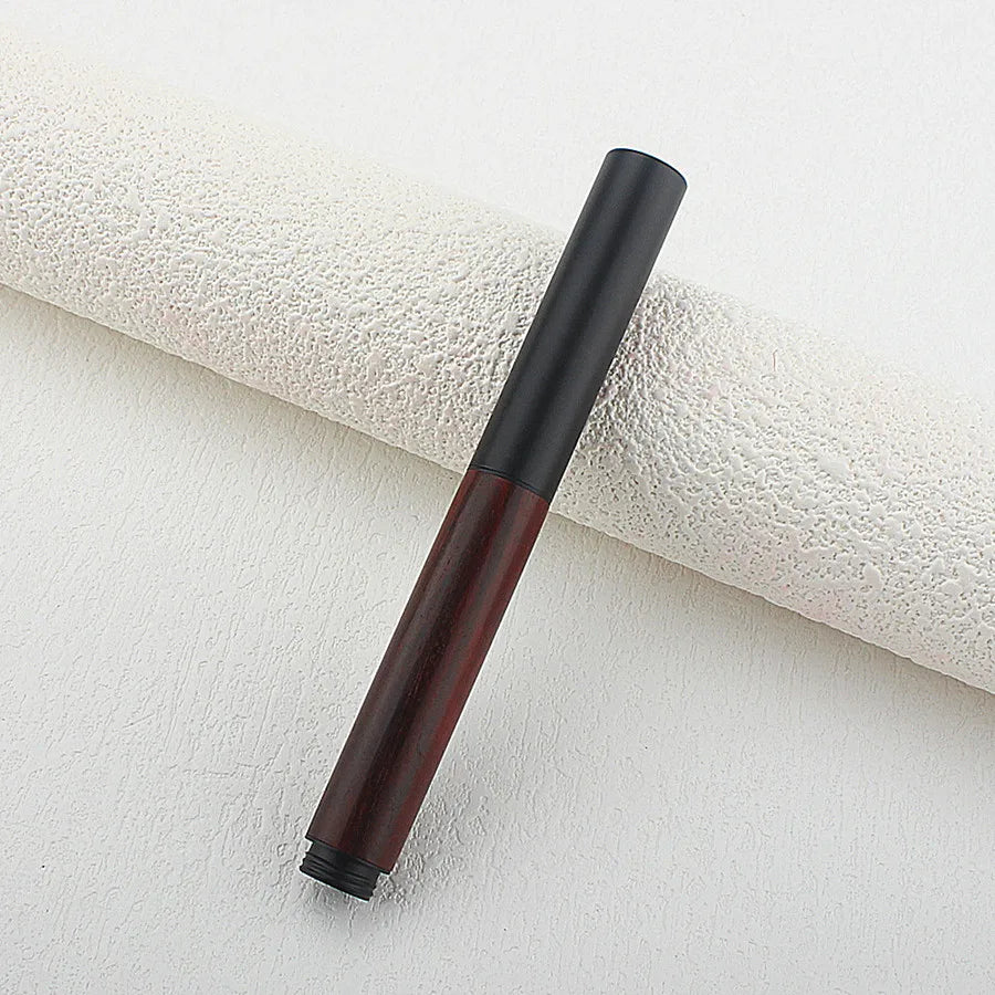 Exquisitely Designed Portable Pocket Vintage Mini Lipstick Pen Brass Solid Wood Materials Stationery Gifts Office Supplies