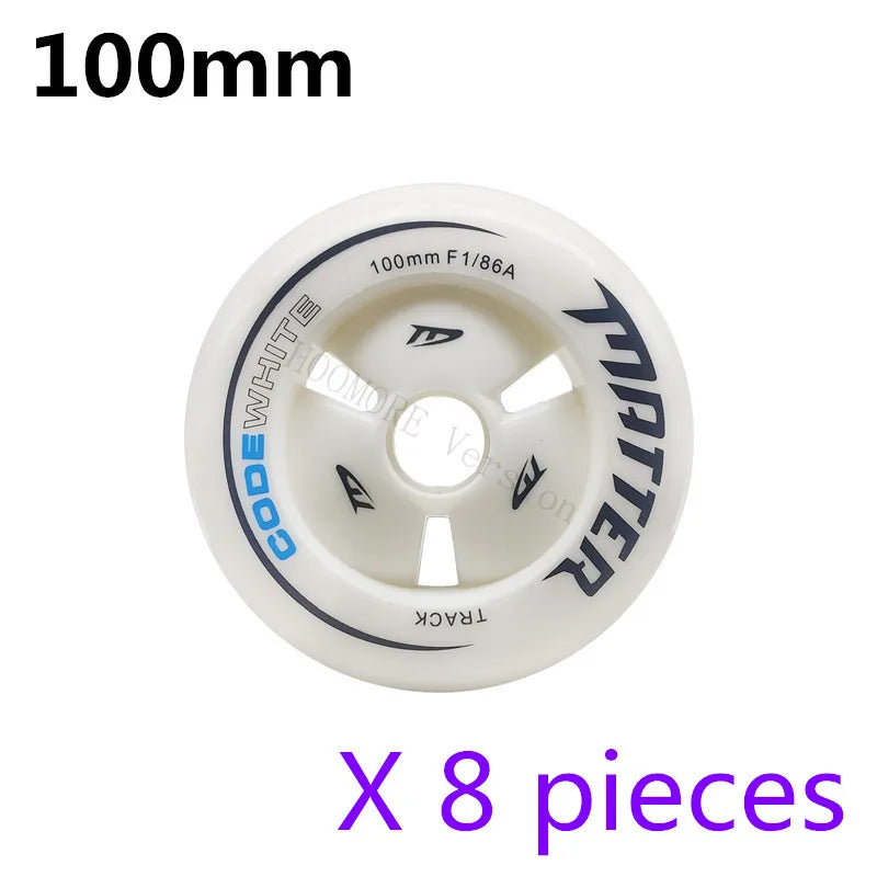MATTER Gi3 inline speed skates tyre G13 speed skating wheels 86A 90mm 100mm 110mm Track Road Marathon Race ruedas F1 Speed Wheel