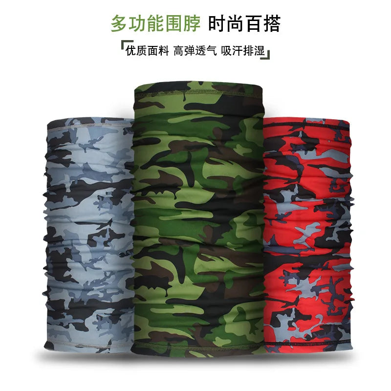 Summer Sports Bandana Breathable UV SunProtection Camping Hiking Cycling Scarves Headwear Men Women Neck Warmer Tube Magic Scarf