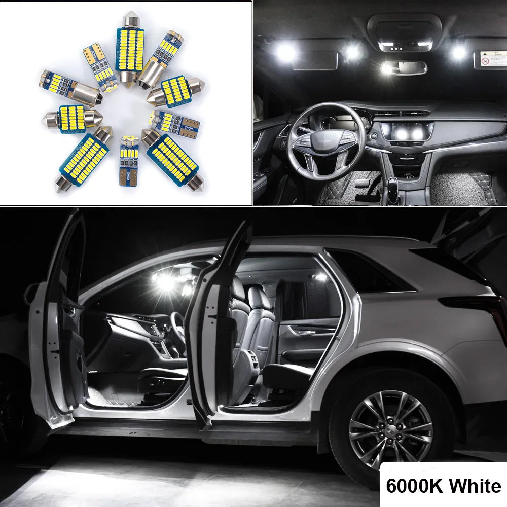 LED Interior Map Dome Trunk  Door Light Kit For Nissan Skyline R32 R33 R34 V35 V36 V37 1989-2018 2019 2020 2021 Car Accessories