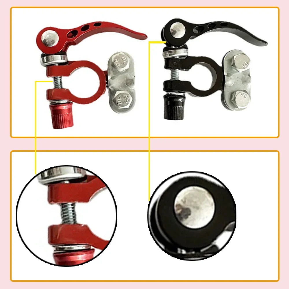 1Pair Battery Terminal Connectors Quick Release Disconnect Auto Cables Connectors Aluminum Alloy for Car Accessories